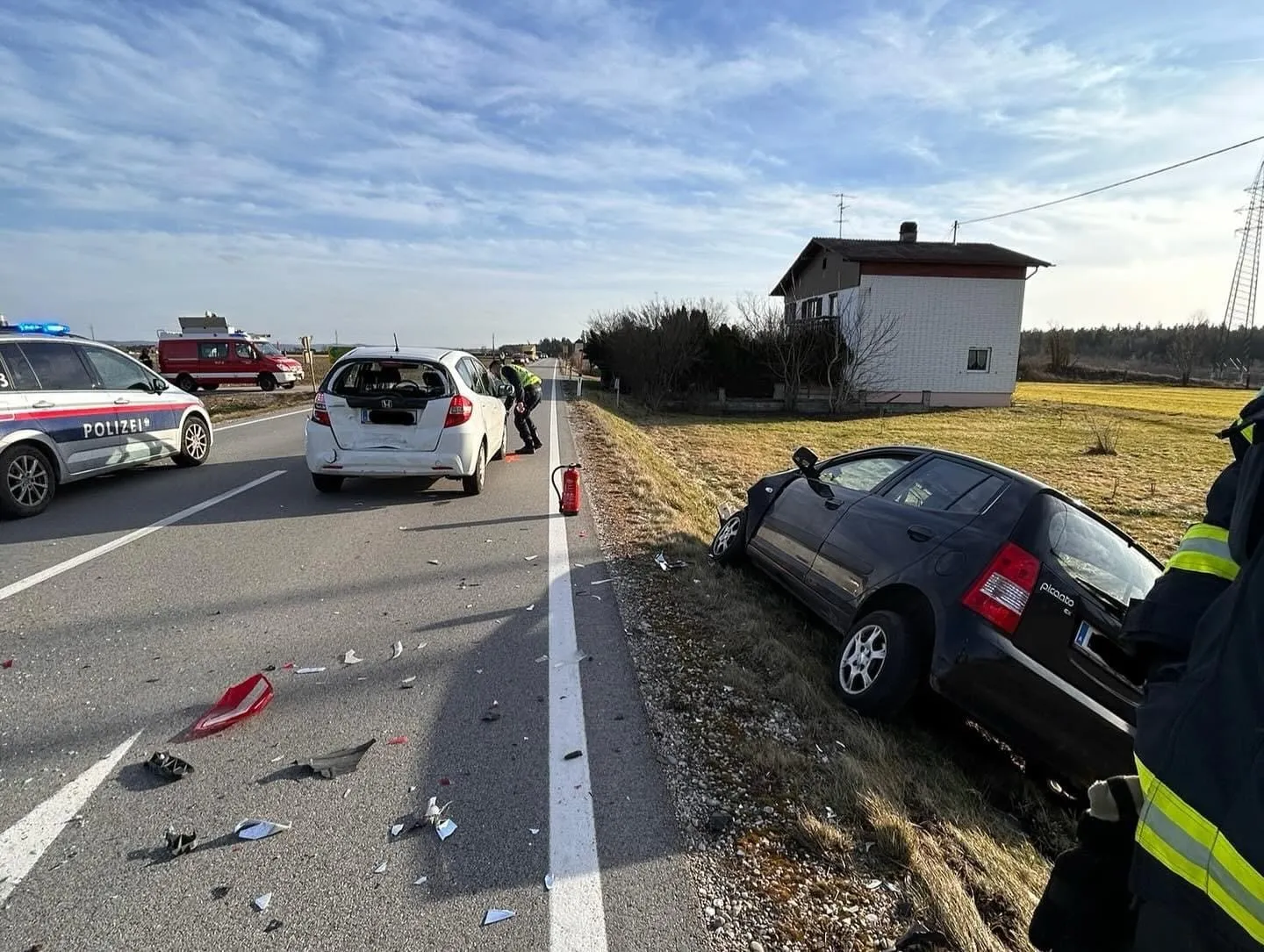 Verkehrsunfall Aufräumarbeiten – Bild 4