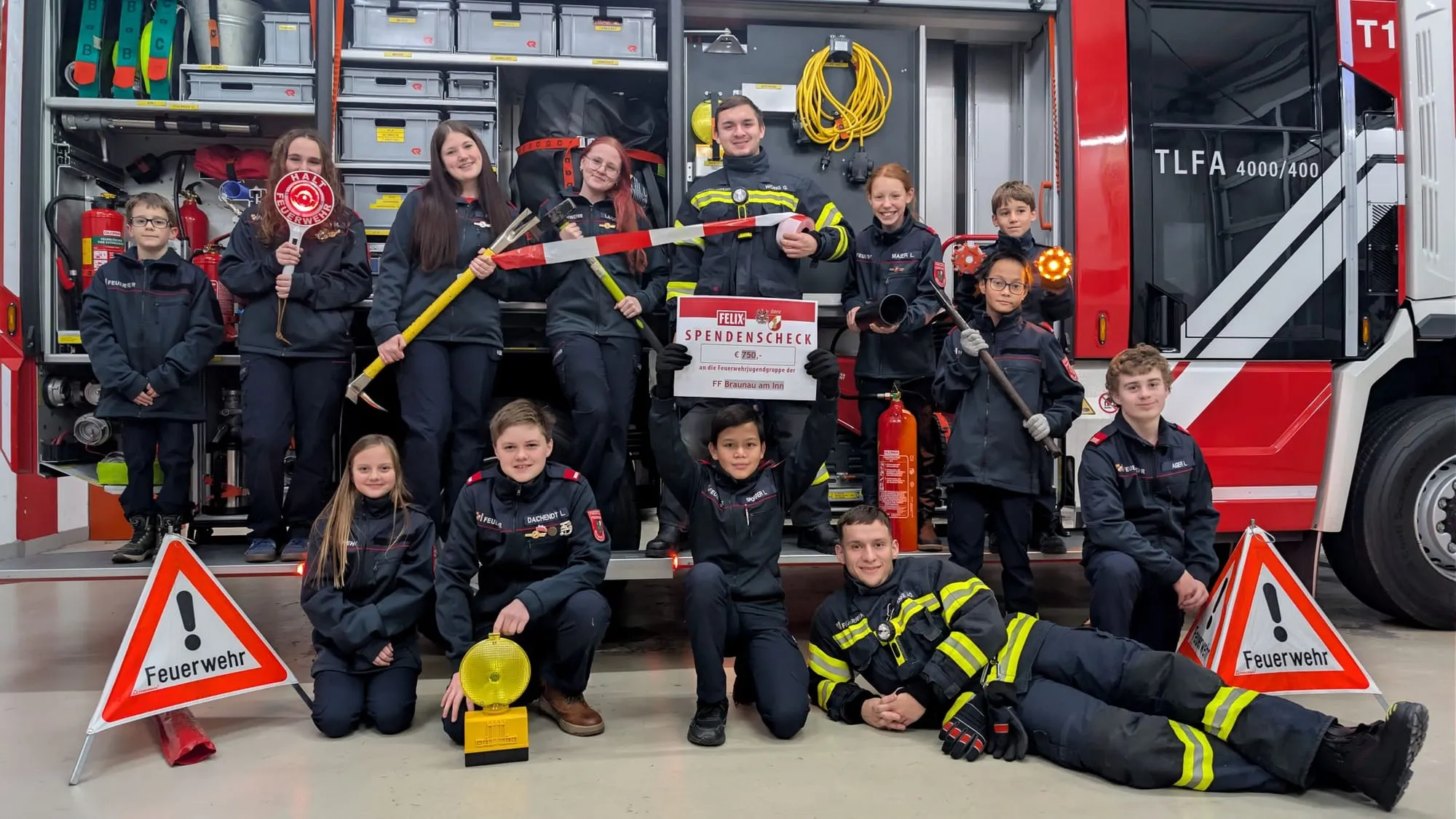 06.12.2025 – Förderung für Jugendgruppe der Feuerwehr Braunau – Bild 1