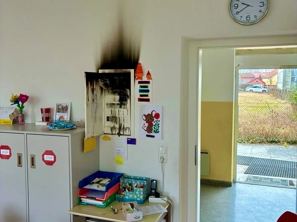Brand Elektroanlage in Gebäude – Bild 3
